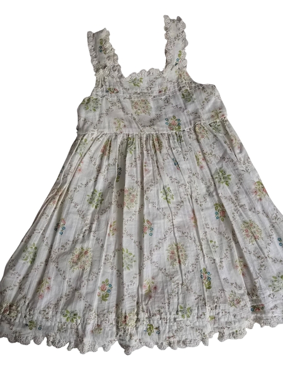Haute Hippie Other - Haute Hippie White Floral Lace-Trim Girls' Sundress